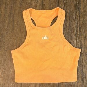ALO PEACH/ORANGE CROP TANK XS!!